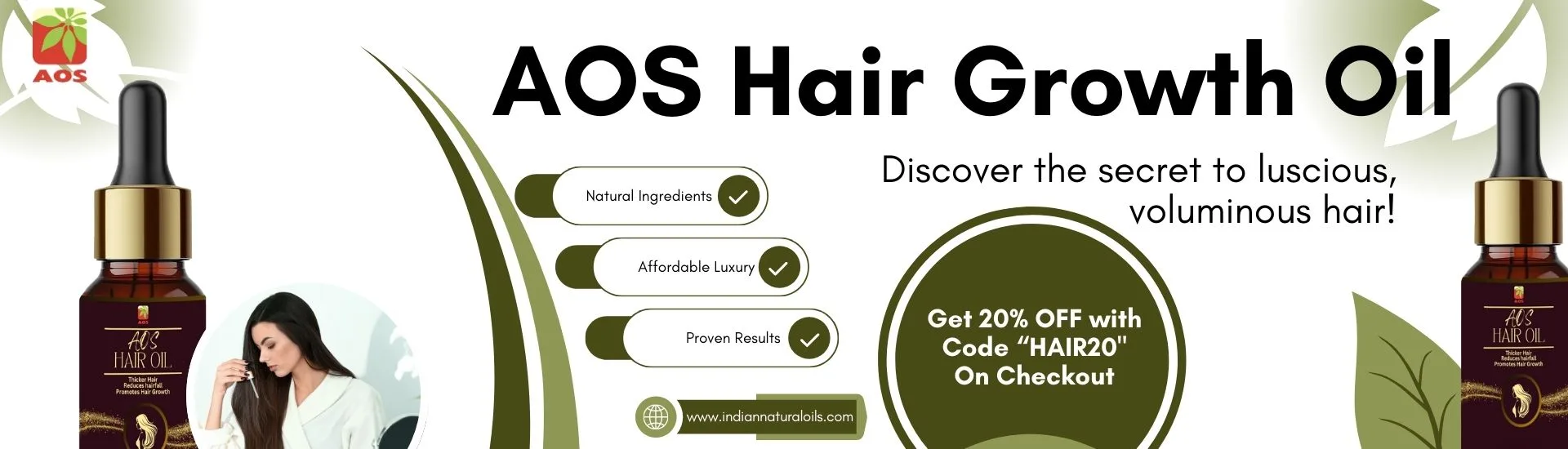 AOS Hair Oil – nourish, strengthen, and add natural shine to your hair