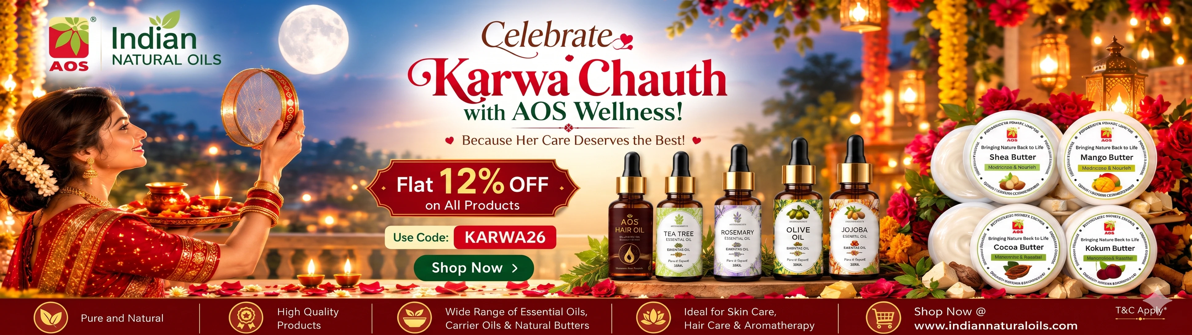 Celebrate Karwa Chauth with AOS Wellness Celebrate Karwa Chauth with AOS Wellness