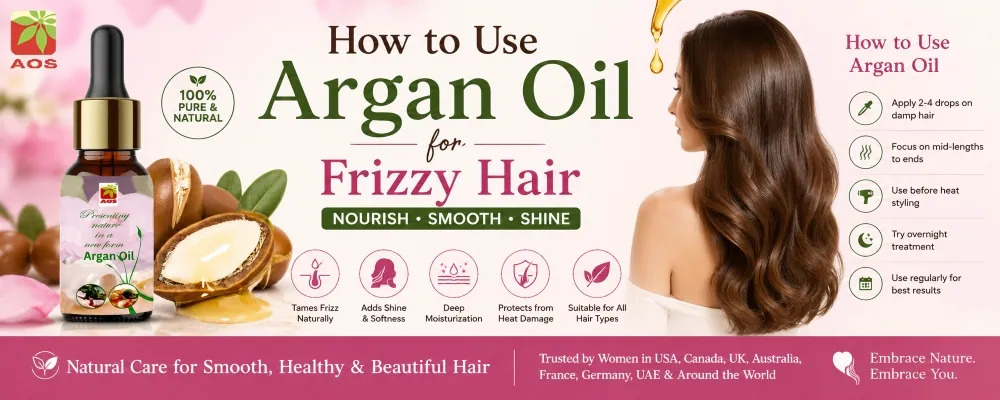 How to Use Argan Oil for Frizzy Hair