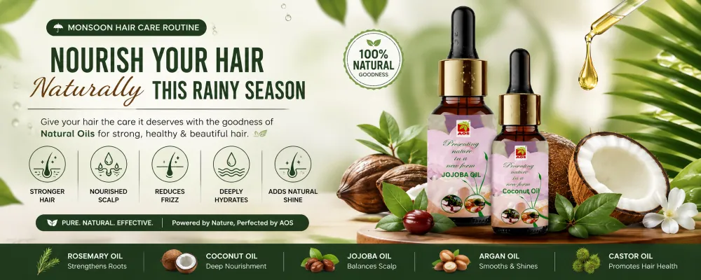 Monsoon Hair Care Routine Using Natural Oils