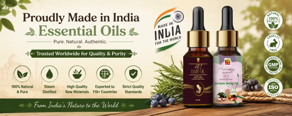 Proudly Made in India Essential Oils